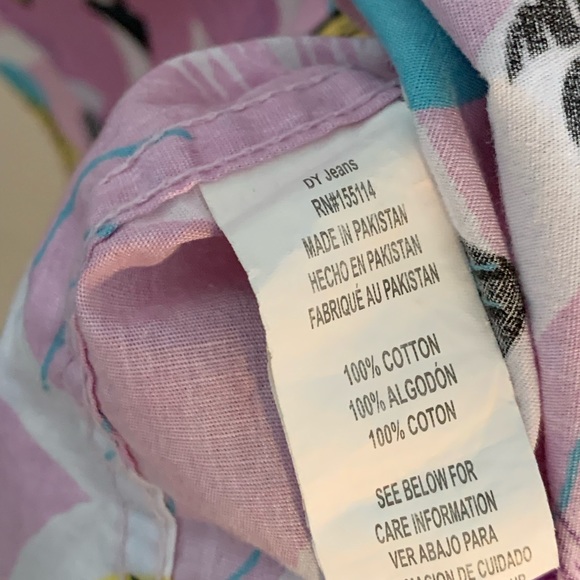 Vintage Button Front Shirt 🌴 Size Large - Picture 5 of 5